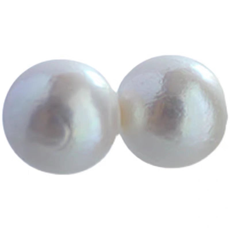 Small Bulb Baroque Pearl Stud Earrings