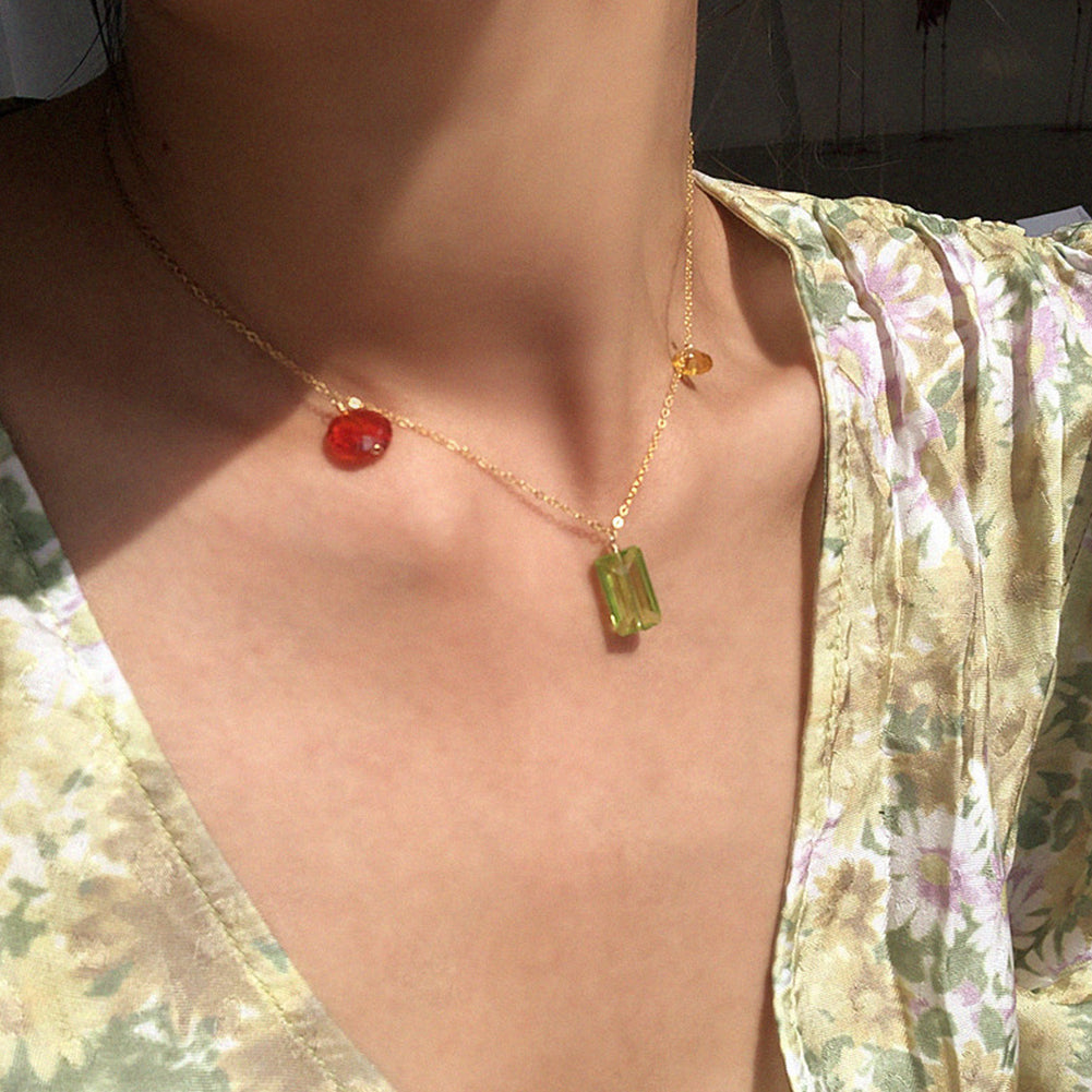 Handmade Skittles Necklace