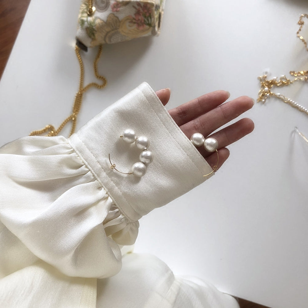 Influencer Program  Imitation Cotton Pearl Earrings