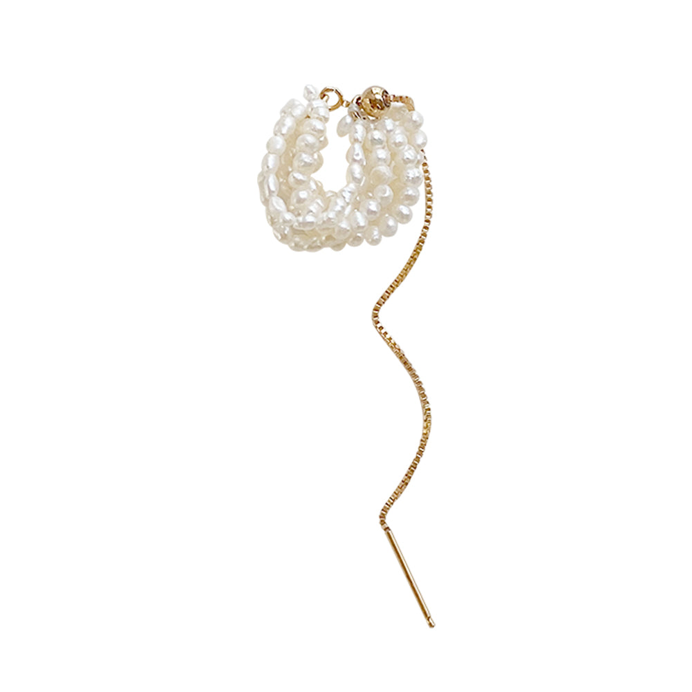 Handmade Multilayer Pearl Earring-Single