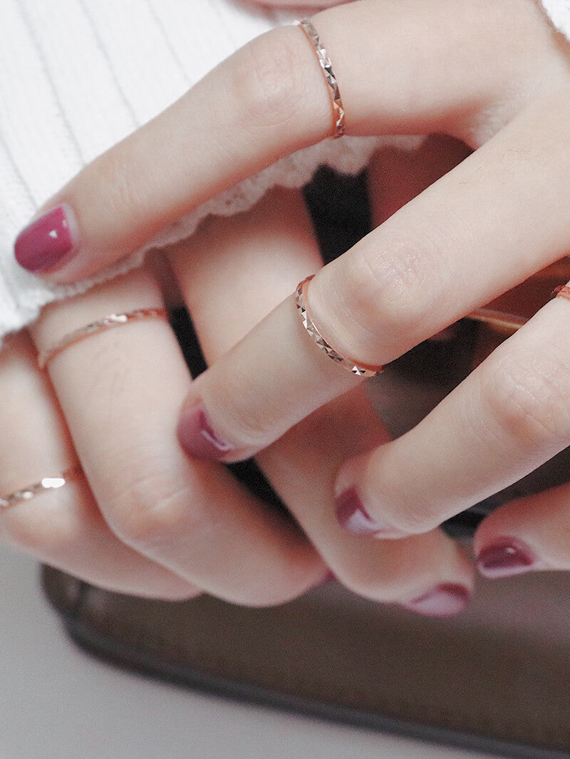 Rose Gold Index Finger Ring Sets