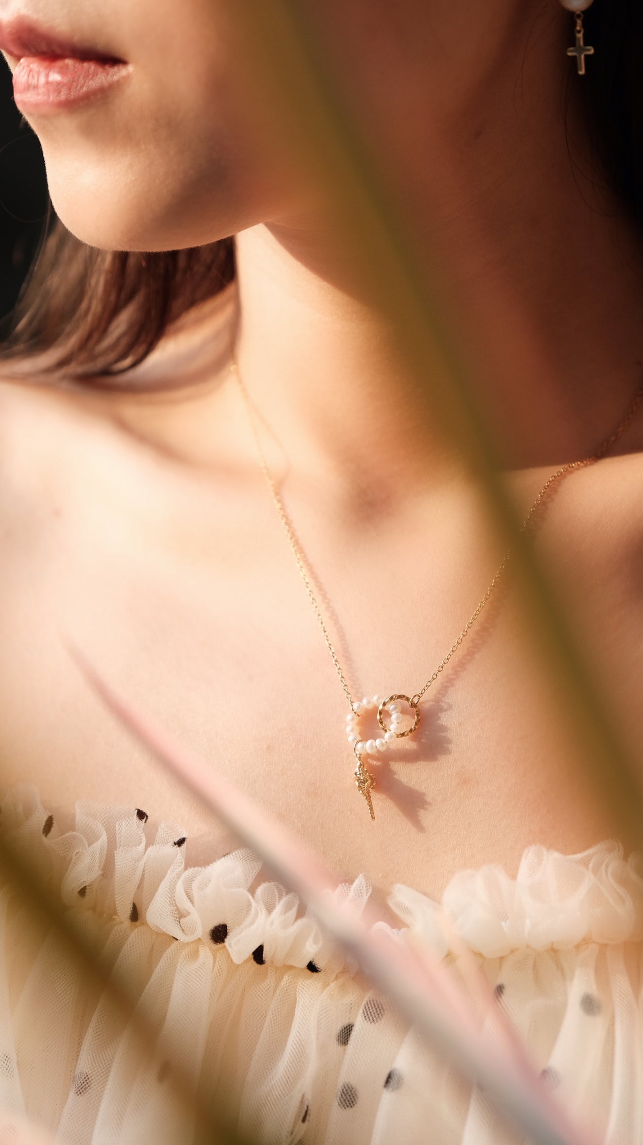 Delicate Conch Pearl Handmade Necklace