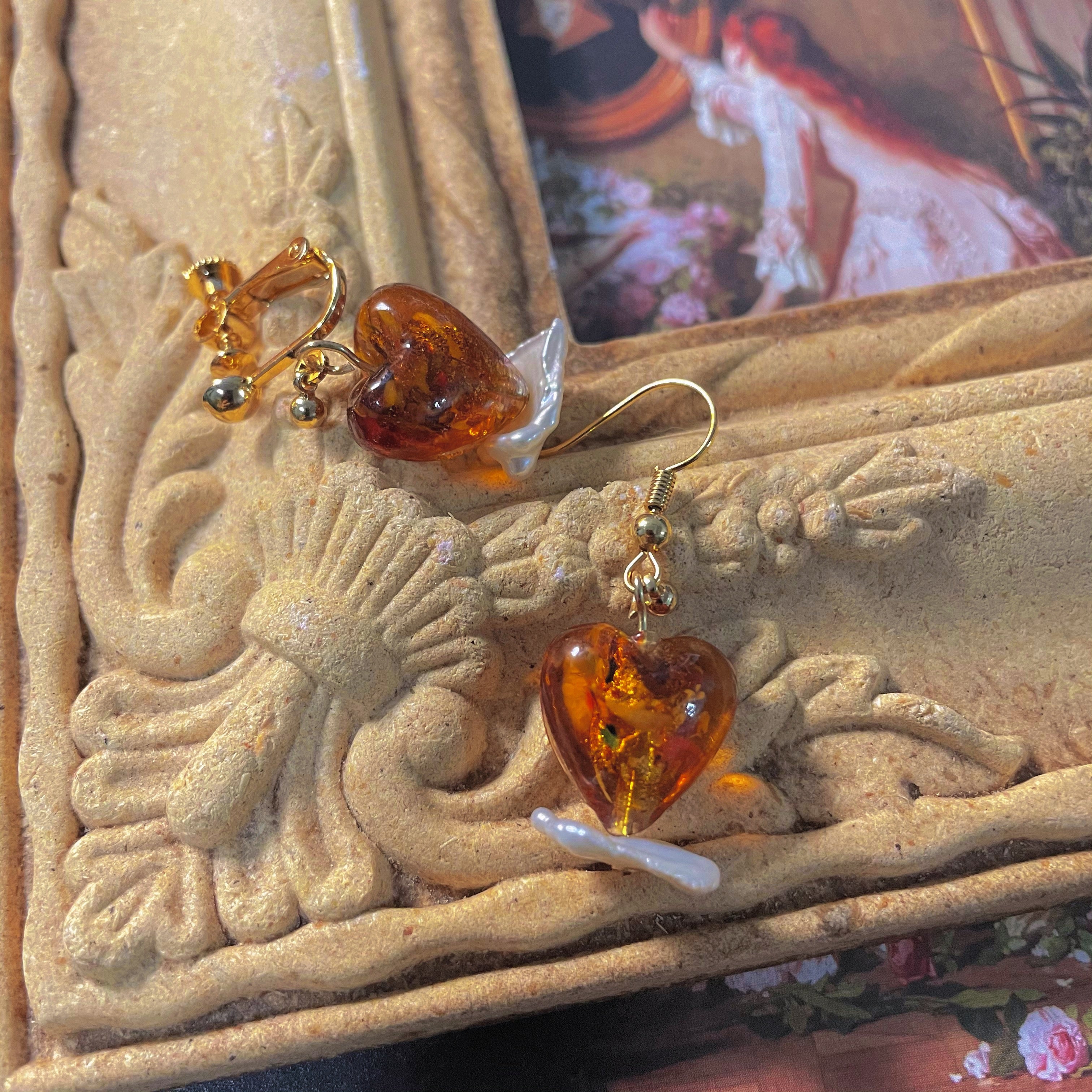 Handmade Glass Beads Earrings