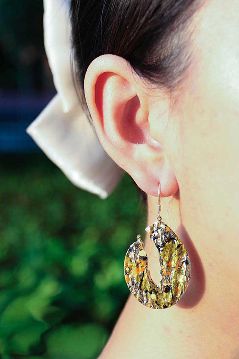 Influencer Program  Pollock-Golden Temperament Vintage Earrings