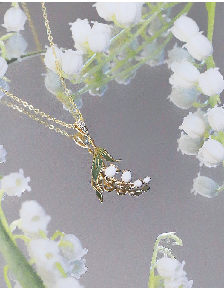 Lily Of The Valley Handmade Necklace
