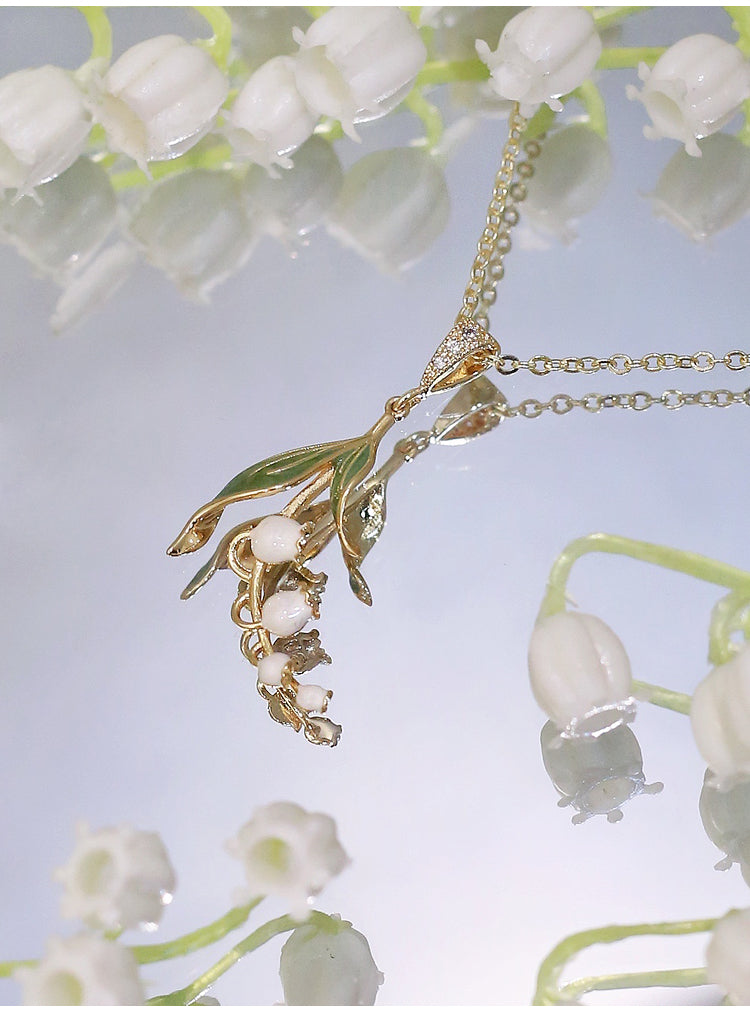 Lily Of The Valley Handmade Necklace