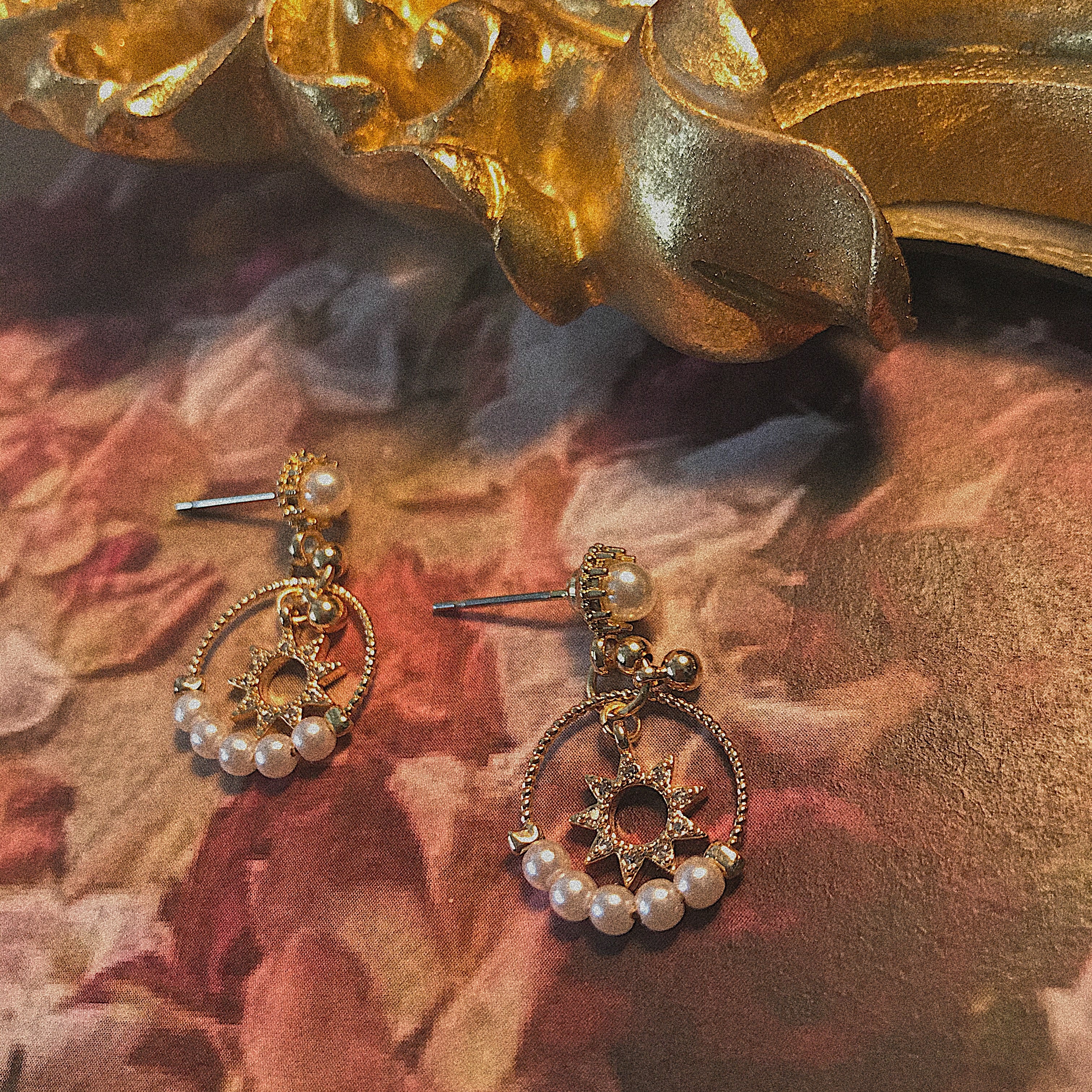 Influencer Program Vintage Baroque Pearl Earrings