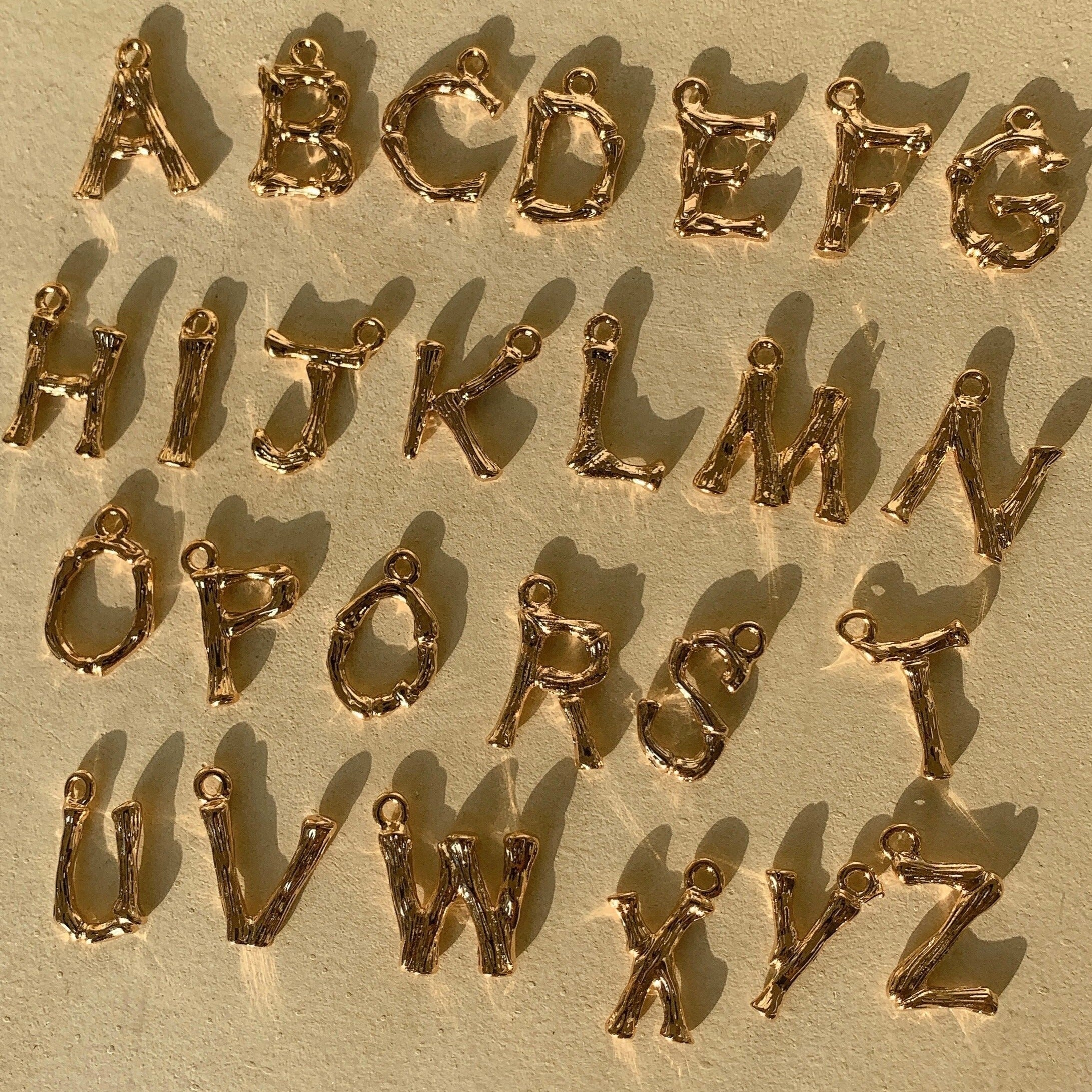 Vintage 14K Gold-Covered Letter Necklace
